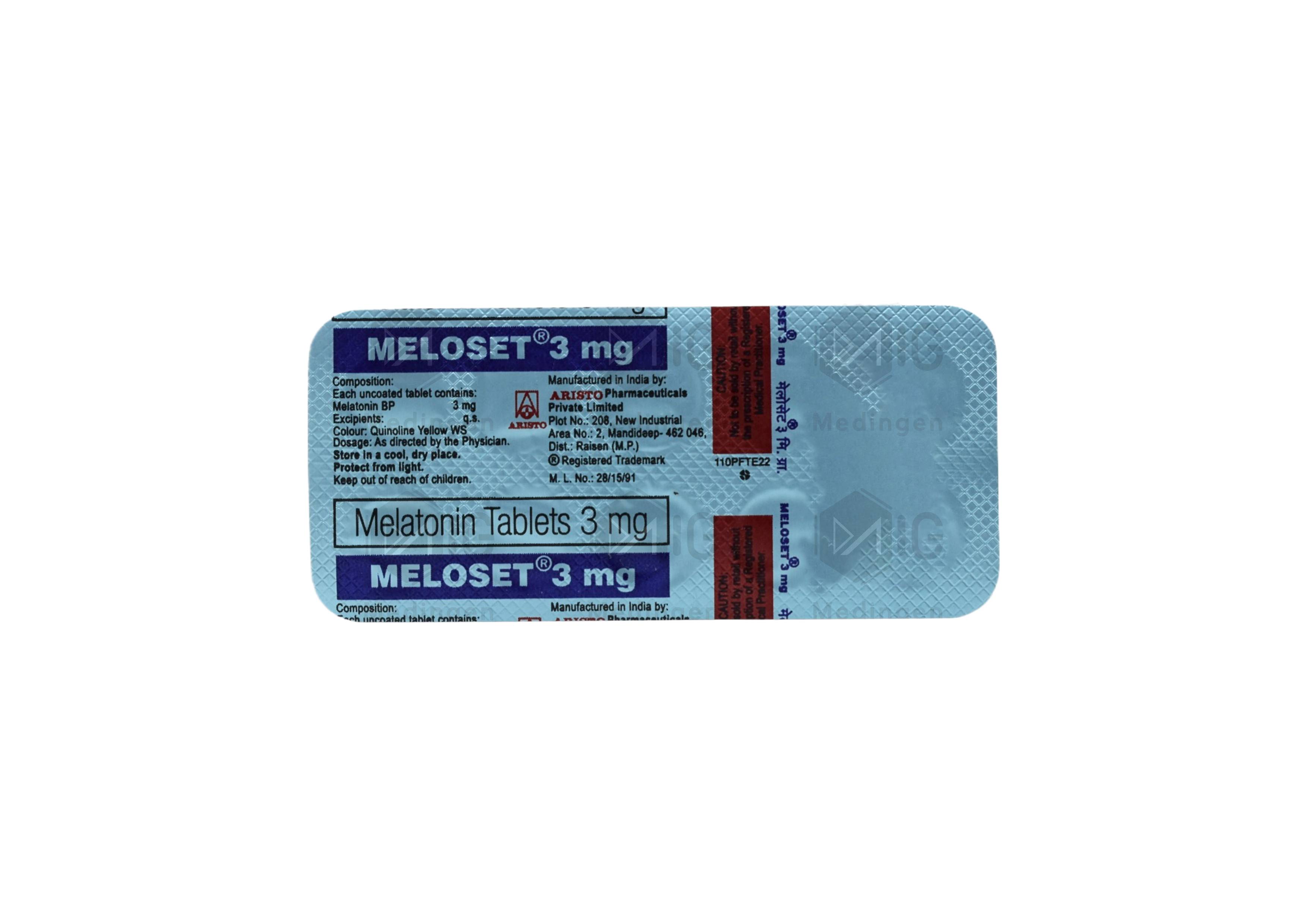 MELOSET 3MG